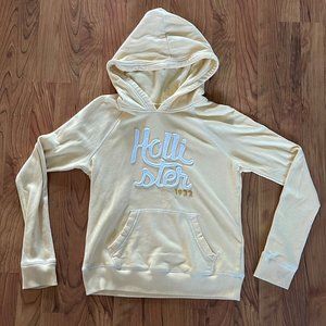 Light yellow Hollister hoodie small
